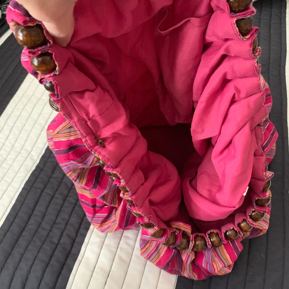 Metallic striped tote - Picture 2 of 2